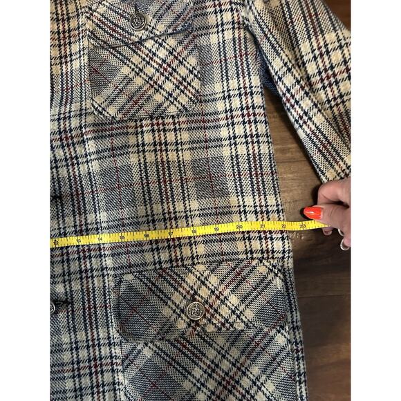 Vtg Penguin Munsingwear Men Dress Wool Pants Suit Plaid Size 38x29? Bell bottom - Picture 6 of 11